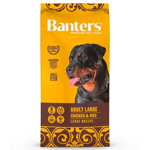 Banters Adulto Large Bread 15kg - Ração Seca para Cão de Porte Grande