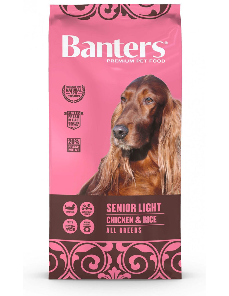 Banters Adulto Senior E Light - Ração Seca para Cão