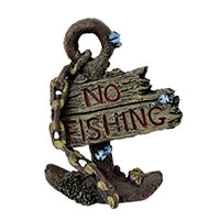 Ancora No Fishing 10.5cm - Decoração para Aquarios