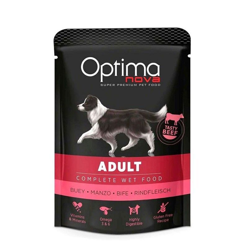 Optima Nova Saqueta 300g Comida Húmida para Cão