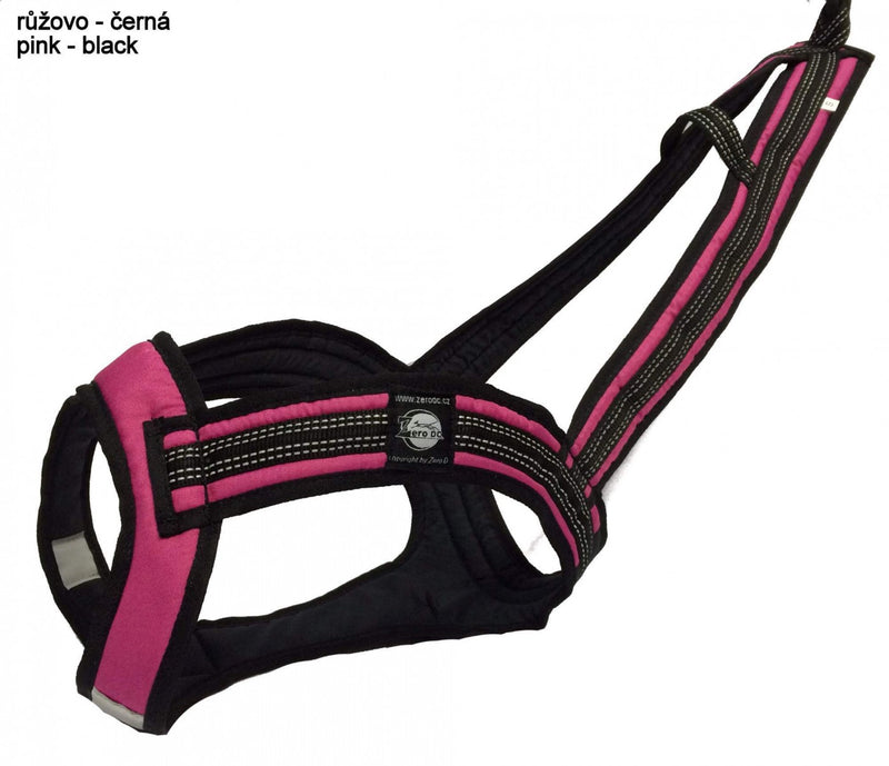 ZeroDC Faster Rosa/Preto - Arnês de Canicross e/ou Mushing