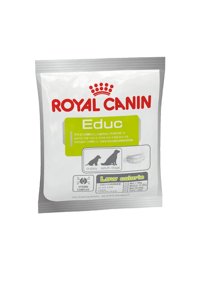 Royal Canin Educ Snack para Caes 50g - Baixo em Calorias (Light)
