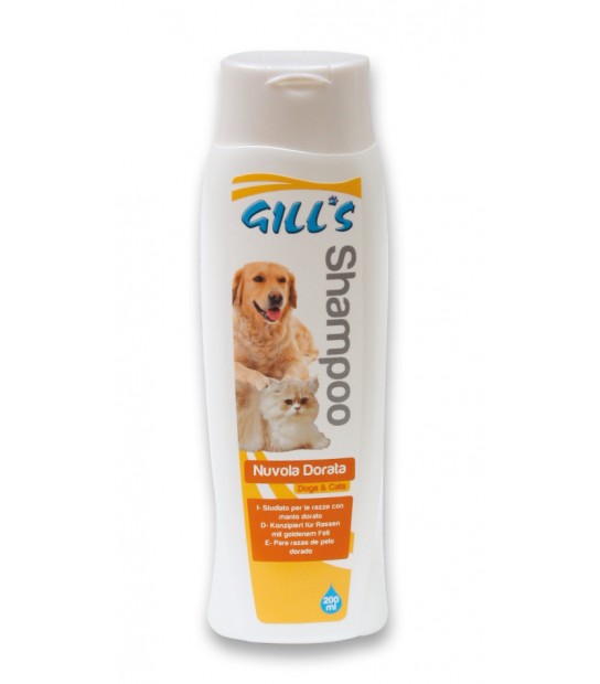 Gills Pelo Dourado Champô 200ml para Cão e Gato