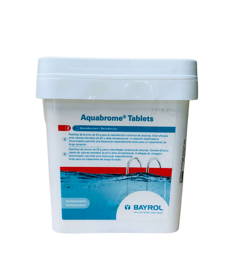 AQUABROME PASTILHAS 20GR BAYROL 5 KG