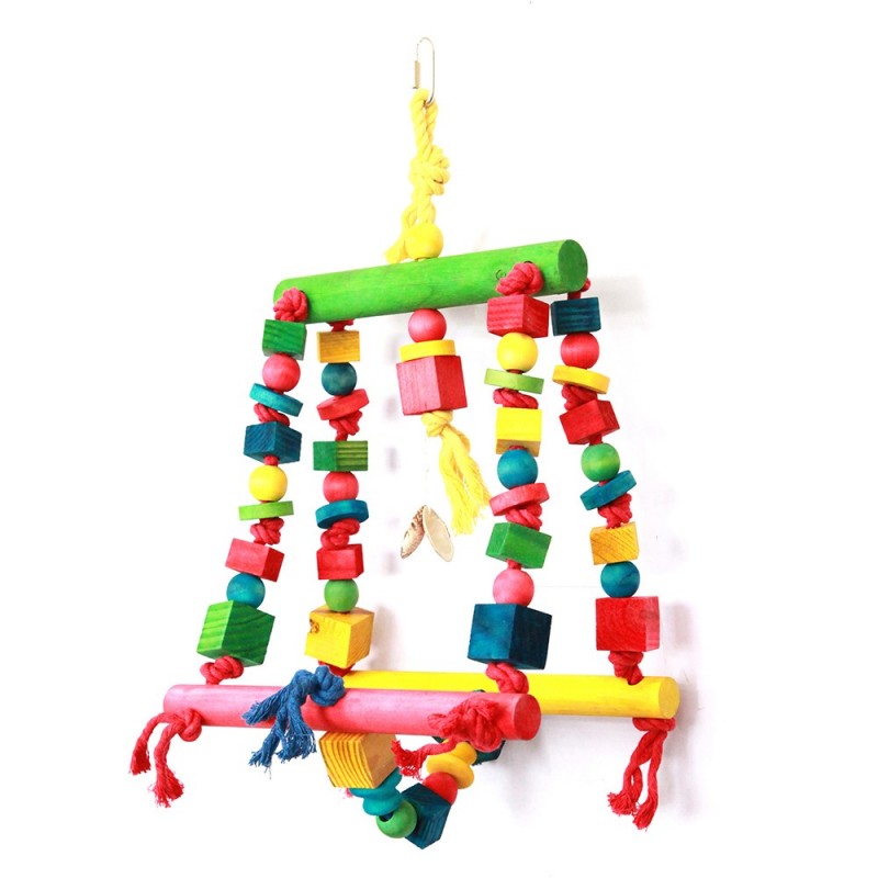 Brinquedo Papagaio 44x25cm Double Swing - Brinquedo para Pássaros