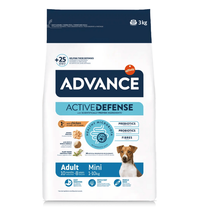Advance Mini Adult - Ração Seca para Cães de Porte Pequeno