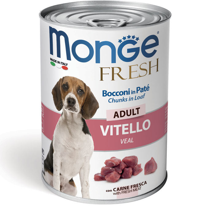 Monge Dog Fresh Wet 400g Comida Húmida em Lata para Cão