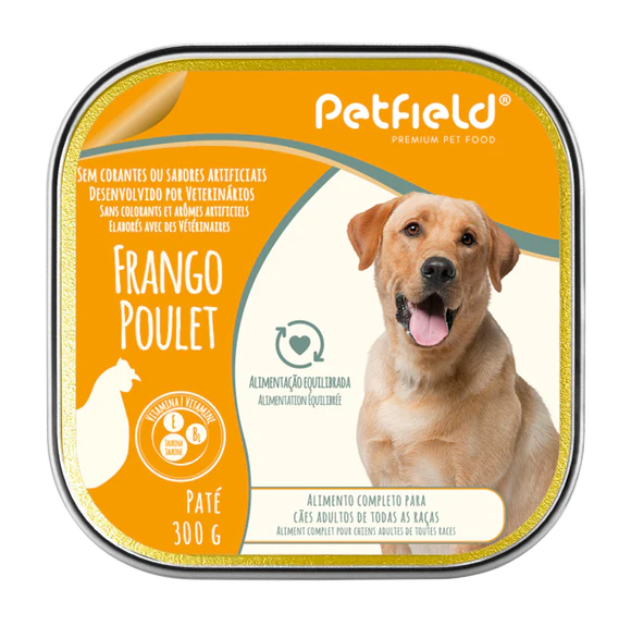 PetField Pate para Cão 300g - Comida Húmida para Cão