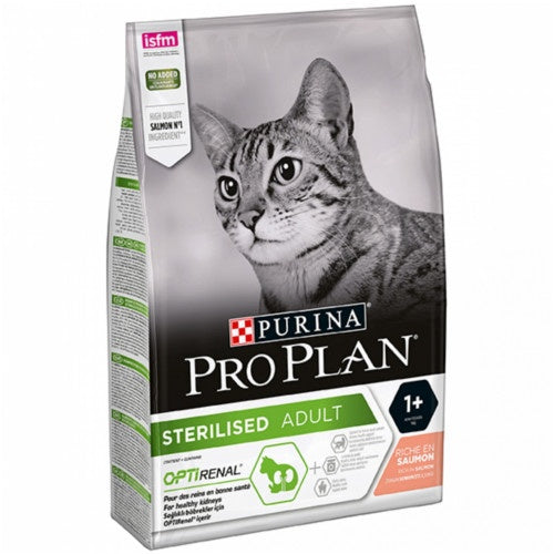 Pro Plan Sterilised Salmao - Ração Seca para Gato Esterilizado