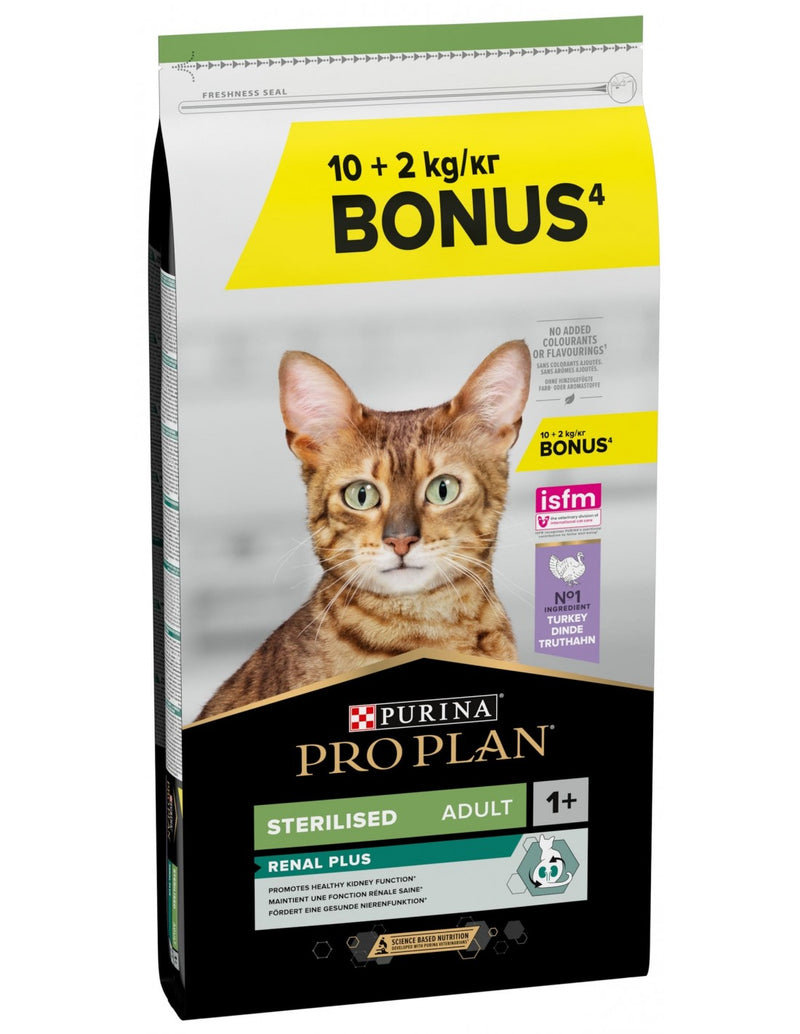 Pro Plan Sterilised Peru 10+2Kg Oferta - Ração Seca para Gato Esterilizado