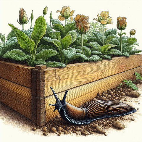 Grow plants that repel slugs or act as a sacrificial plant