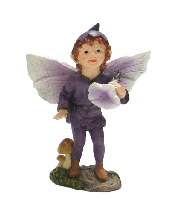 Fishing Fairy Boy - Garden Sparkle - Fairy Garden Figurines Shop