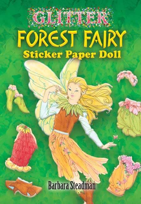 Glitter Christmas Fairy Sticker Paper Doll [Book]