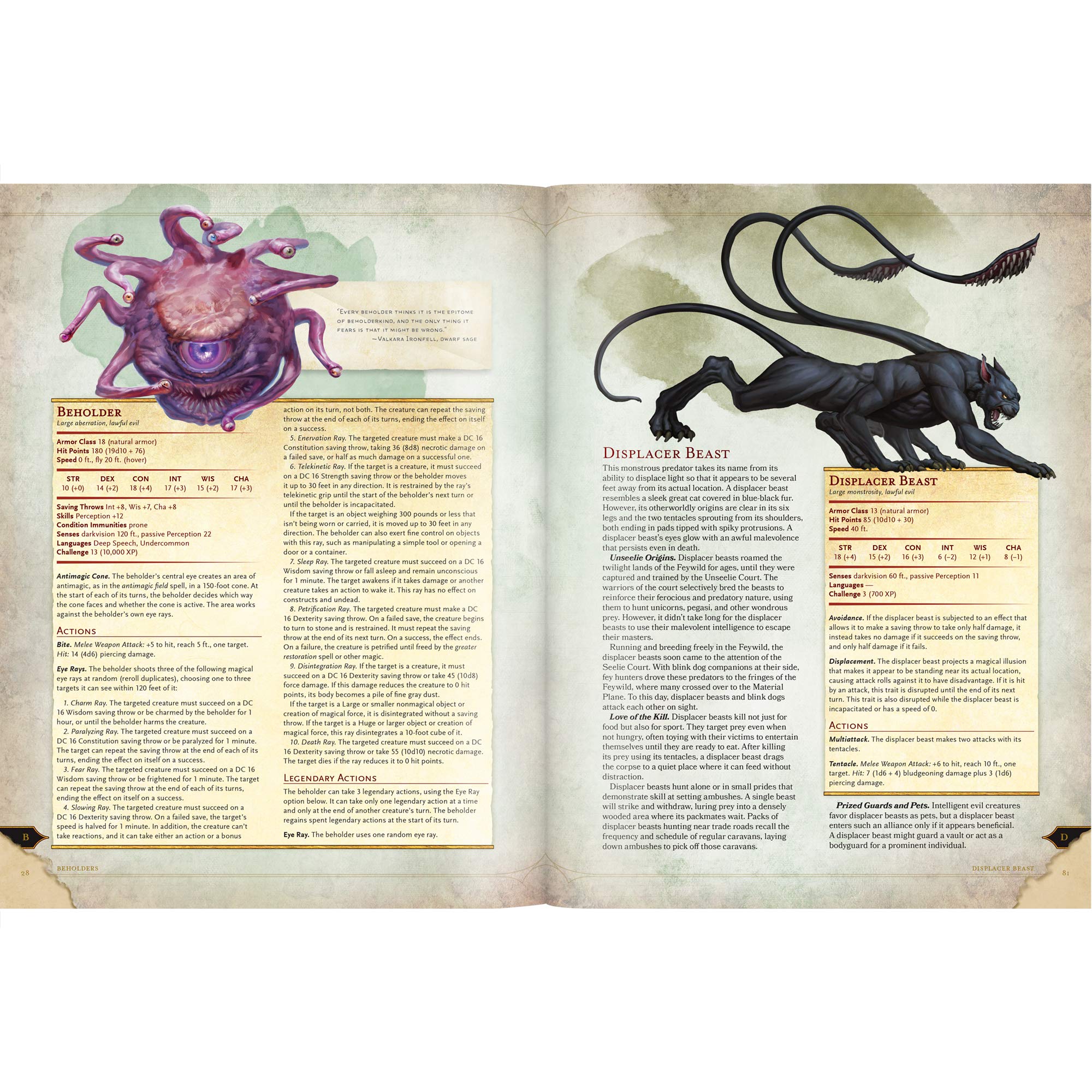 beholder stats monster manual