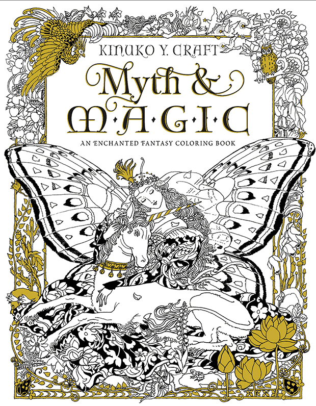 Mythographic Color and Discover: Frozen Fantasies: An Artist's Coloring Book of Winter Wonderlands [Book]