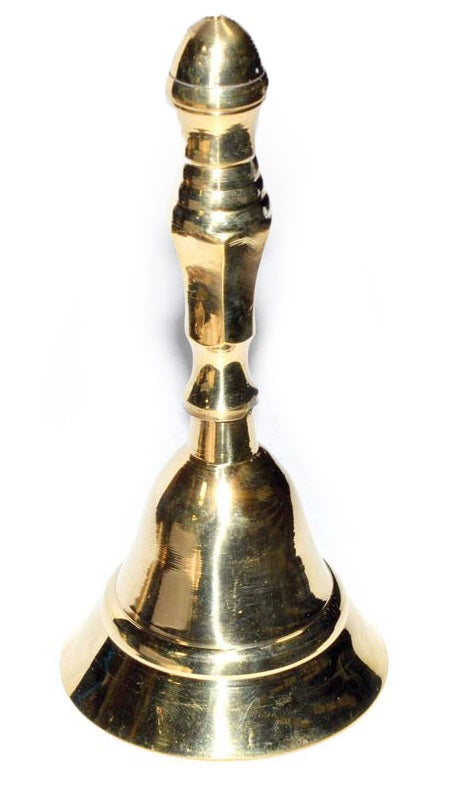 Brass Altar Bell with Triple Moon Symbol at Rs 1167.00, Vapi