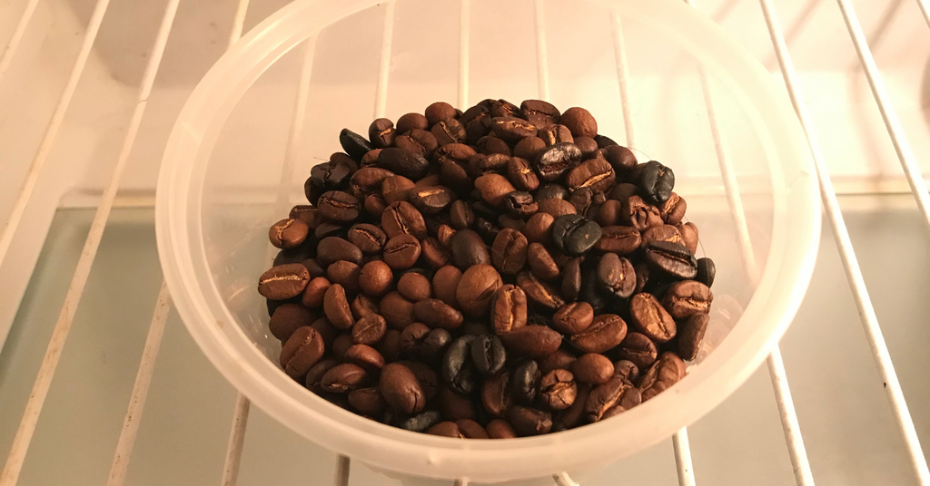 コーヒー豆の冷蔵保存