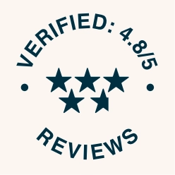 4.8 / 5 stars Verified Reviews