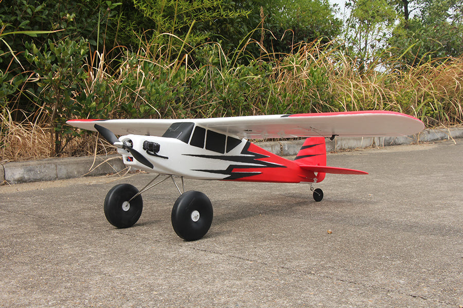 Dynam Primo Trainer Rotes RC-Flugzeug mit 1450 mm Spannweite