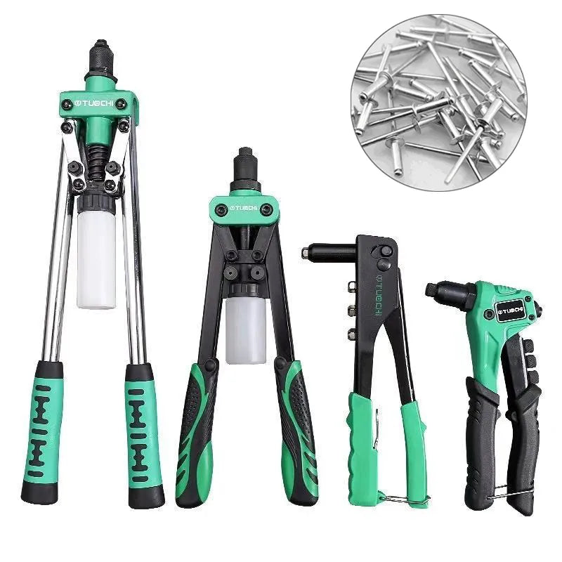 Rivet Gun Set Heavy Duty Manual Rivet Gun 8-17 Inch Automatic Rivet Tool