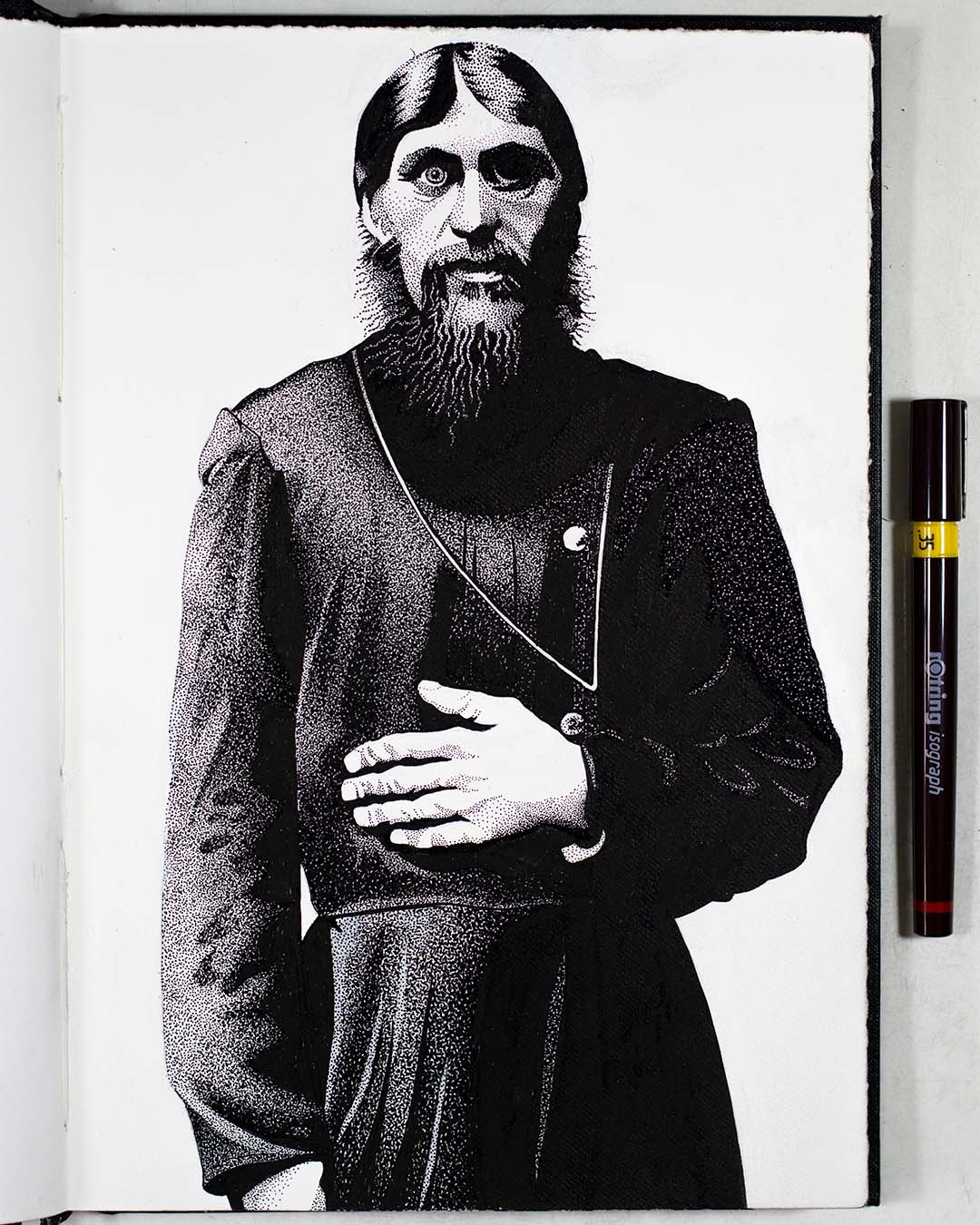 Will J Bailey Blog Watercolour Paper Sketchbook Rasputin