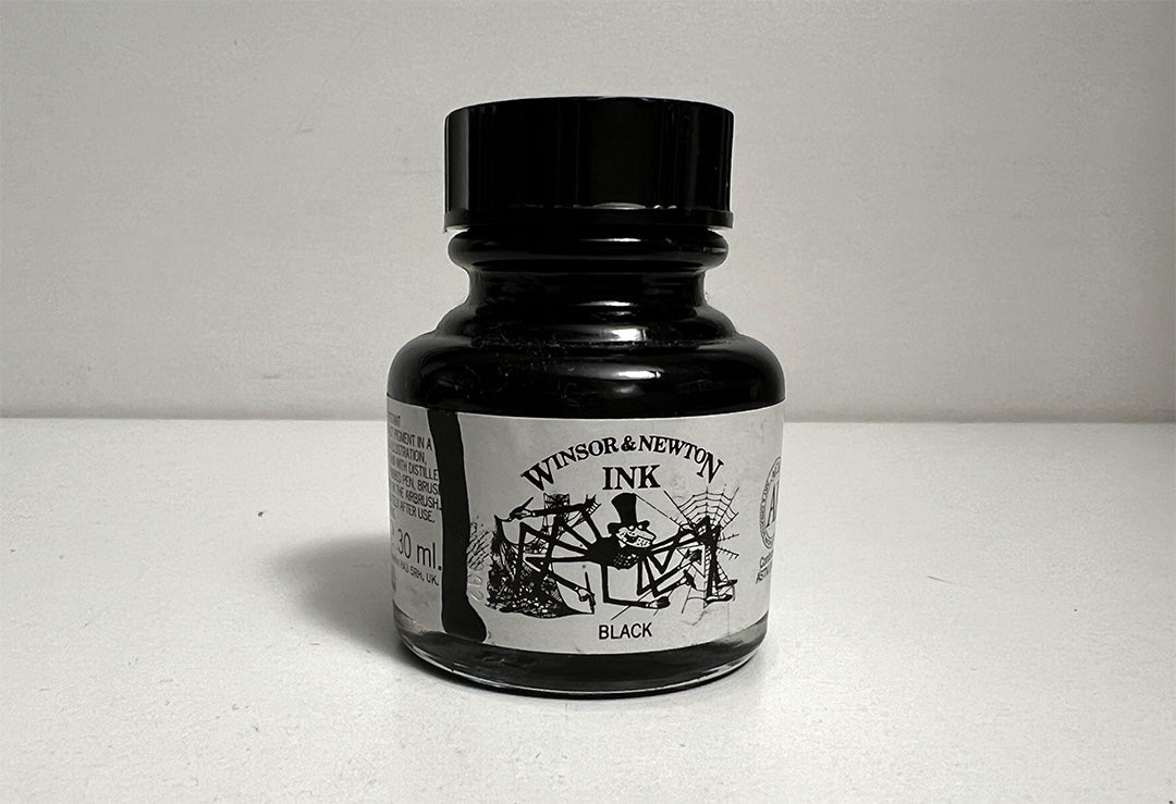 Will J Bailey Blog Ink Wash Painting Winsor and Newton Indian Ink