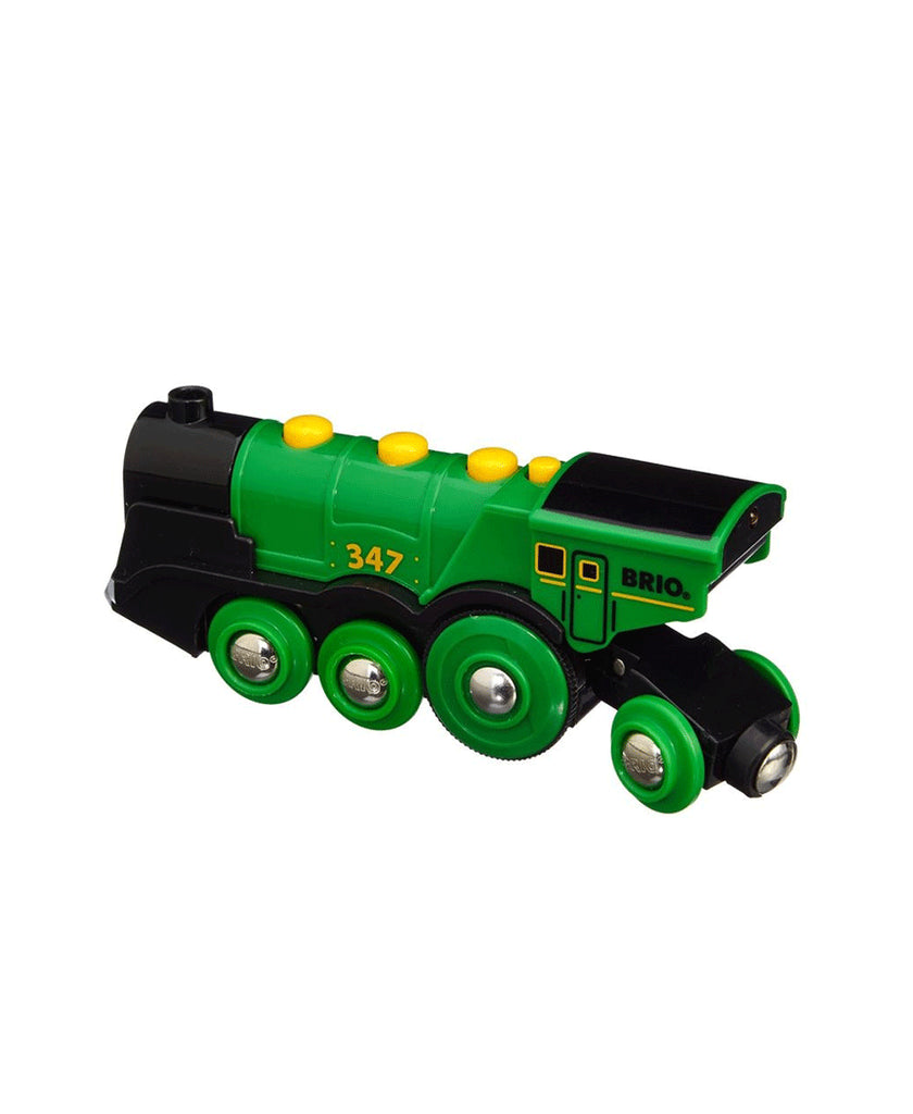 brio big green action locomotive