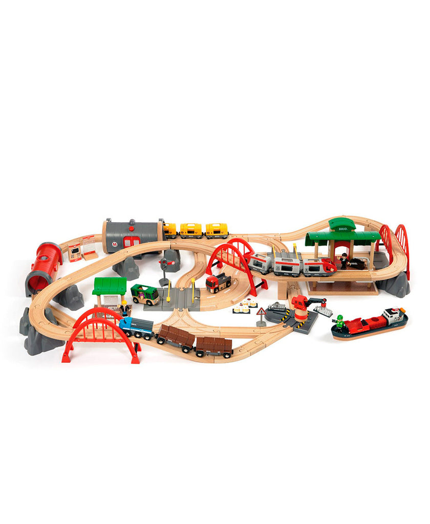 brio deluxe railway set layout