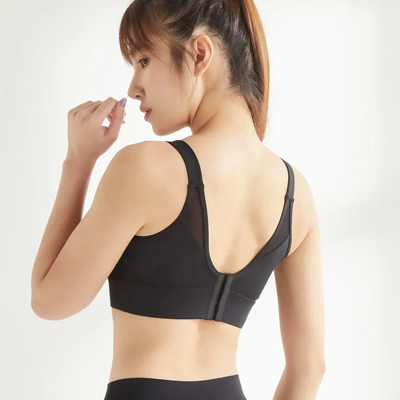 Sports Bras High Impact Push Up Bra Crop Top Fitness Women Large Big Size Underw - Picture 12 of 16