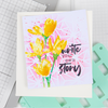 Sizzix Layered Stencils 4PK - Geo Flowers