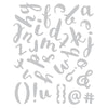 Sizzix Thinlits Die Set 38PK - Brush Lowercase Alphabet