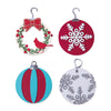 Sizzix Thinlits Die Set 9PK - Wreath & Snowflake by Eileen Hull