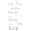 Sizzix Clear Stamps Set 14PK – Daily Sentiments #2 by Lisa Jones