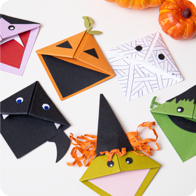 Kids Craft Hocus Pocus Halloween Bookmarks 