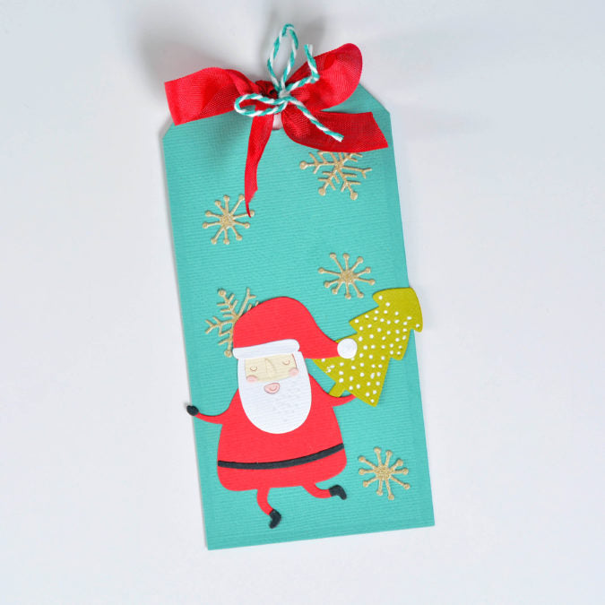 Santa Gift Tag - DIY Christmas Gift Tag