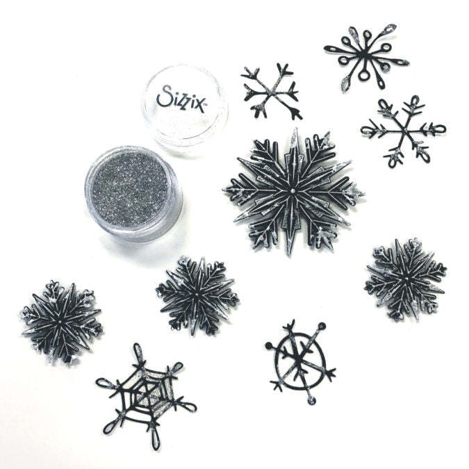 Let it Snow - Step 6. Tim Holtz Snowflake.