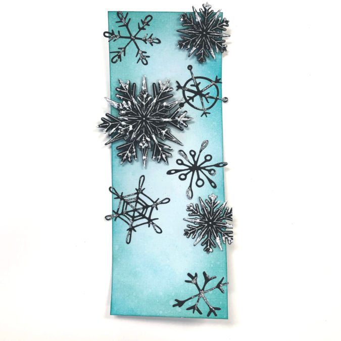 Let it Snow - Step 8. Tim Holtz Snowflake.