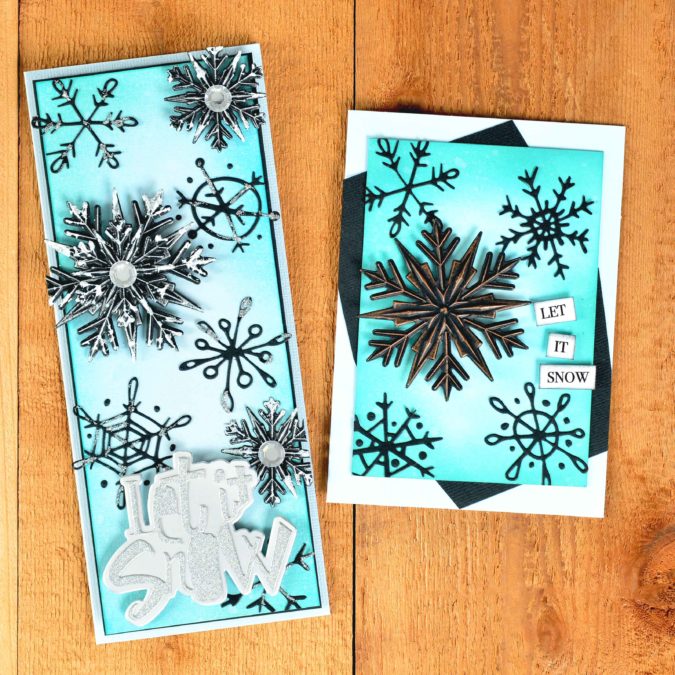 Let it Snow - the MasterPiece Tim Holtz: Mixed Media Snowflake.