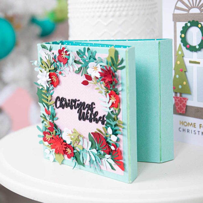 Christmas Craft using Sizzix Christmas Embellishments
