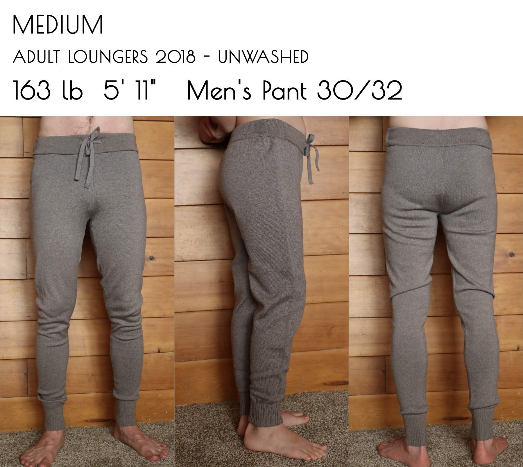 FIT ALBUM ADULT MERINO WOOL LOUNGER PANTS/LEGGINGS/JOGGERS YOOKI