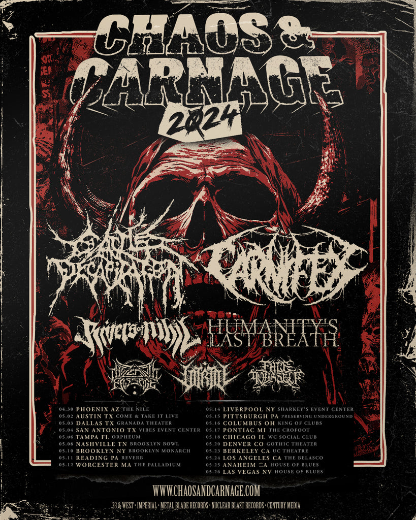 2024 Tour Announcement Chaos & Carnage