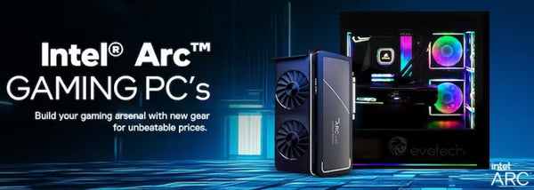 INTEL ARC VALUE FOR MONEY GAMING PCs WITH RYZEN CPUS FROM IRELANDS GMAING PC EXPERTS GAMEFORCE.IE