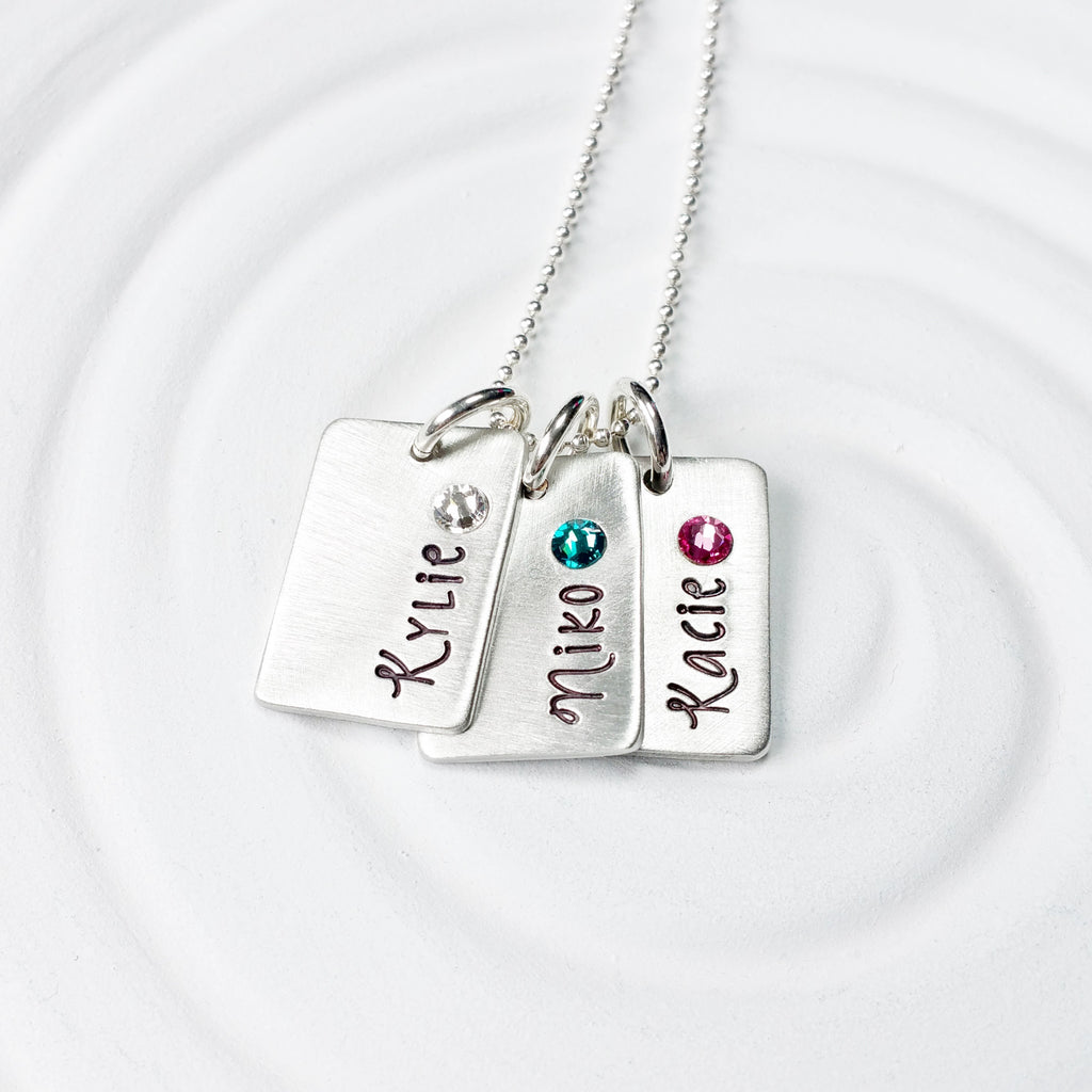 dog birthstone necklace