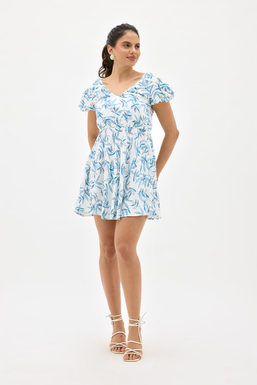 Picture of Dora|Floral Tie-Up Dress