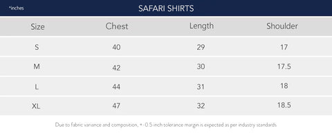 best Safari shirts Pakistan