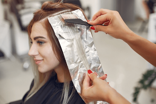 Chemical treatment on hair