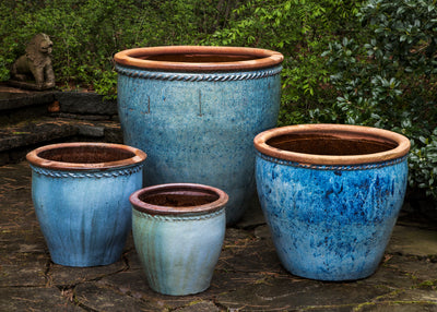 Causago Round Large Terra Cotta Plant Pots