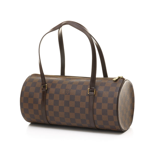 Speedy 35 Damier Top handle bag in Coated Canvas, Gold Hardware