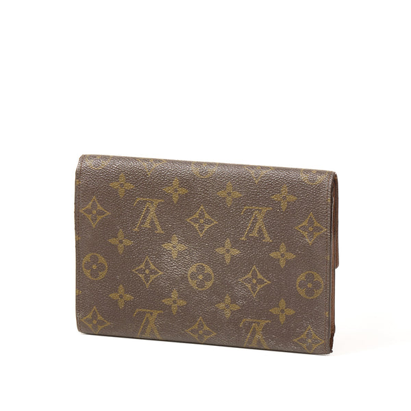 Pallas Wallet in Monogram coated canvas, Gold Hardware