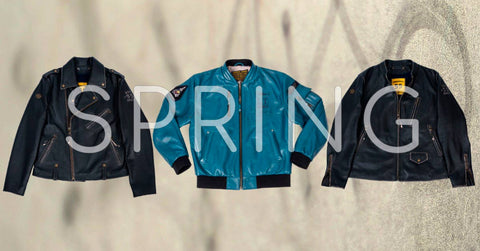 Spring collection of leather jackets 2024 - vintage-leder.com
